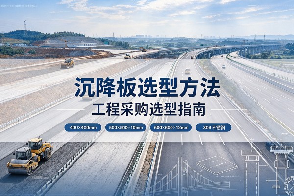 兴安沉降板选择方法
