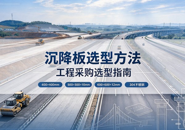 兴安沉降板选择方法